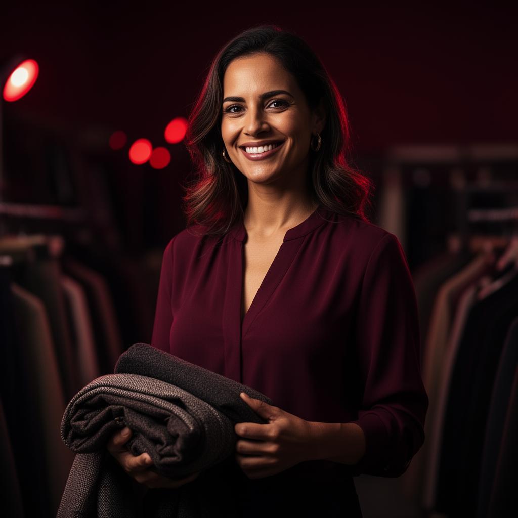 Empreendedora de confecção têxtil